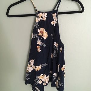 American eagle floral tank